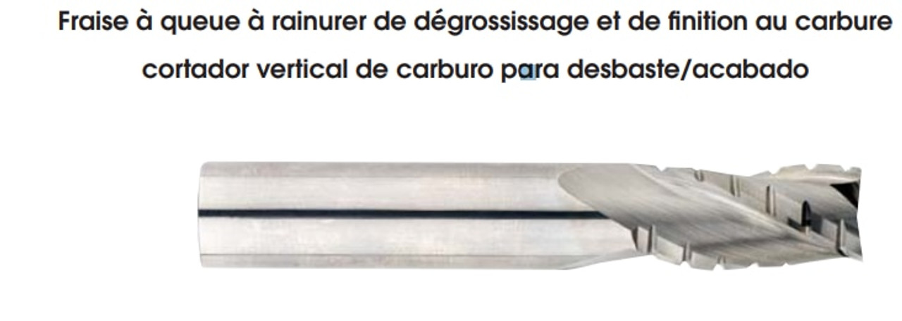 MORSE CUTTING TOOLS EDP: 92353     DESCRIPTION: 5928T 5/16 X 5/16 3FL RUF/FIN SC