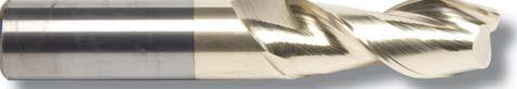 BENCHMARK CARBIDE    251S1000      1 X 1 X 1-1/4 X 4,  2FL SC STUB SEEM V-SERIES FOR ALUM
