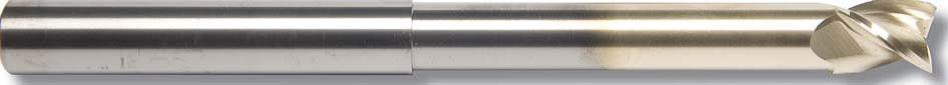 BENCHMARK CARBIDE    35012504N08      1/8 X 1/8 X 1/4 X 1-1/2 , 3FL SE ALUM NECKED 1/2 LBS