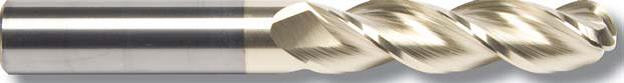 BENCHMARK CARBIDE    350MM09843BNC5      25MM X 25MM X 38MM X 100MM,  3FL SC SEEM ALUM BALL ZRN