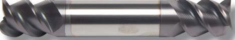BENCHMARK CARBIDE    360DE3750C4      3/8 X 3/8 X 1/2 X 2-1/2,  3FL DEEM 60° HELIX TICN