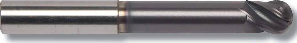 BENCHMARK CARBIDE    436NL5000BNC11      1/2 X 1/2 X 5/8 X 6,  4FL SC SEEM V-SERIES BALL NECKED 3-3/8 LBS ALTIN