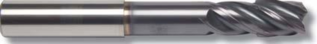 BENCHMARK CARBIDE    446N2500C11      1/4 X 1/4 X 3/8  X 4, SC 4FL SEEM V-SERIES, 45° X .010 CHAMFER, NECKED 2-1/8 LBS, ALTIN