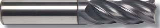 BENCHMARK CARBIDE    446T5000C11      1/2 X 1/2 X 1-1/4 X 3, SC 4FL SEEM V-SERIES 45° X .015 CHAMFER TITANIUM ALTIN