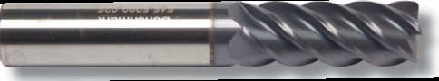 BENCHMARK CARBIDE    5455000015C11      1/2 X 1/2 X 1-1/4 X 3,  5FL SEEM 45° HELIX .015 RAD ALTIN