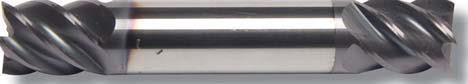 BENCHMARK CARBIDE    545DE5000      1/2 X 1/2 X 5/8 X 3,  5FL DEEM 45° HELIX