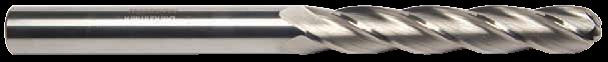 BENCHMARK CARBIDE    5841875BNC4      3/16 X 3/16 X 1-1/8  X 3,  4FL SC LONG SEEM BALL TICN