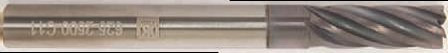 BENCHMARK CARBIDE    625L5000020C11      1/2 X 1/2 X 1-1/4 X 4,  6FL SC SEEM LONG EXOTIC METALS .020 RAD ALTIN