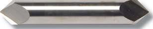 BENCHMARK CARBIDE    922500090DEC4      1/4 X 2-1/2,  2FL DE 90° CHAMFER TOOL TICN