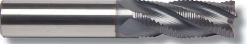 BENCHMARK CARBIDE    R4307500C4      3/4 X 3/4 X 1-5/8 X 4,  4FL SC SEEM FINE PITCH ROUGHER TICN