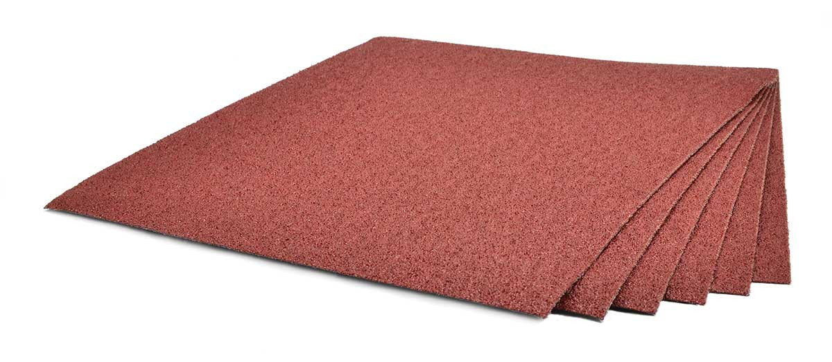 SHUR-KUT 9" x 11" Aluminum Oxide Resin Cloth Sheet, 150 Grit PACKAGE OF 50