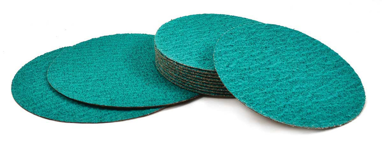 SHUR-KUT 20" Zirconia Grinding Aid Cloth PSA Disc, 36 Grit PACKAGE OF 10