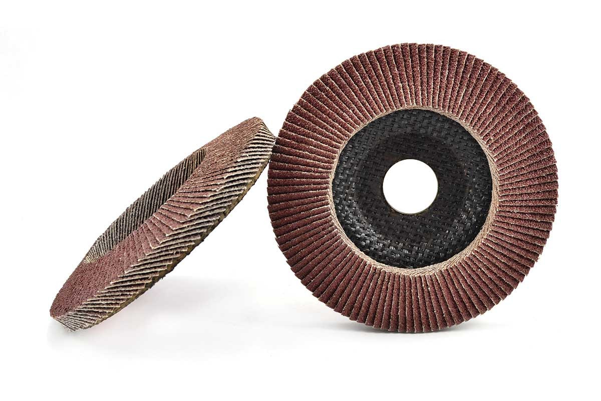 SHUR-KUT 4-1/2" x 7/8" Type 29 Aluminum Oxide High Density Flap Disc, 80 Grit PACKAGE OF 10