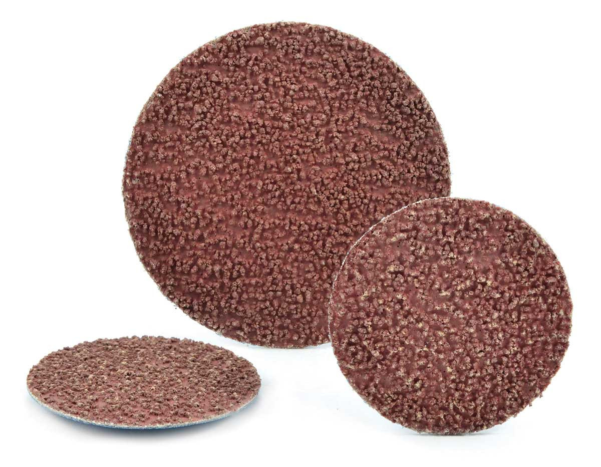 SHUR-KUT 2" Type S Aluminum Oxide Compact Grain Quick Change Disc, 80 Grit PACKAGE OF 100