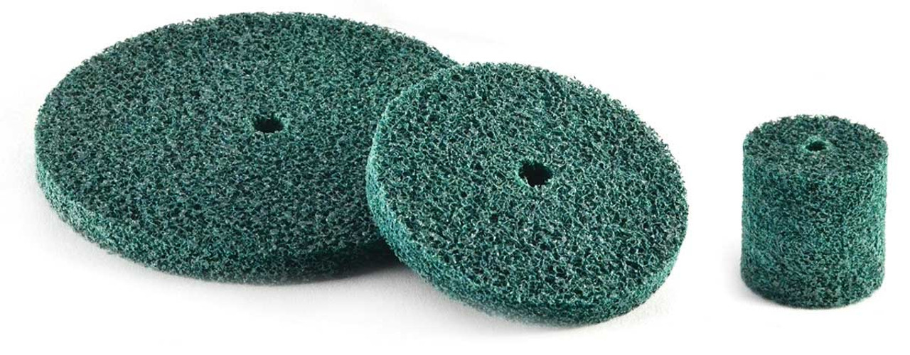 SHUR-BRITE 3" x 1/4" x 1/4" Final Polishing Unitized Wheel, 2SVF PACKAGE OF 10