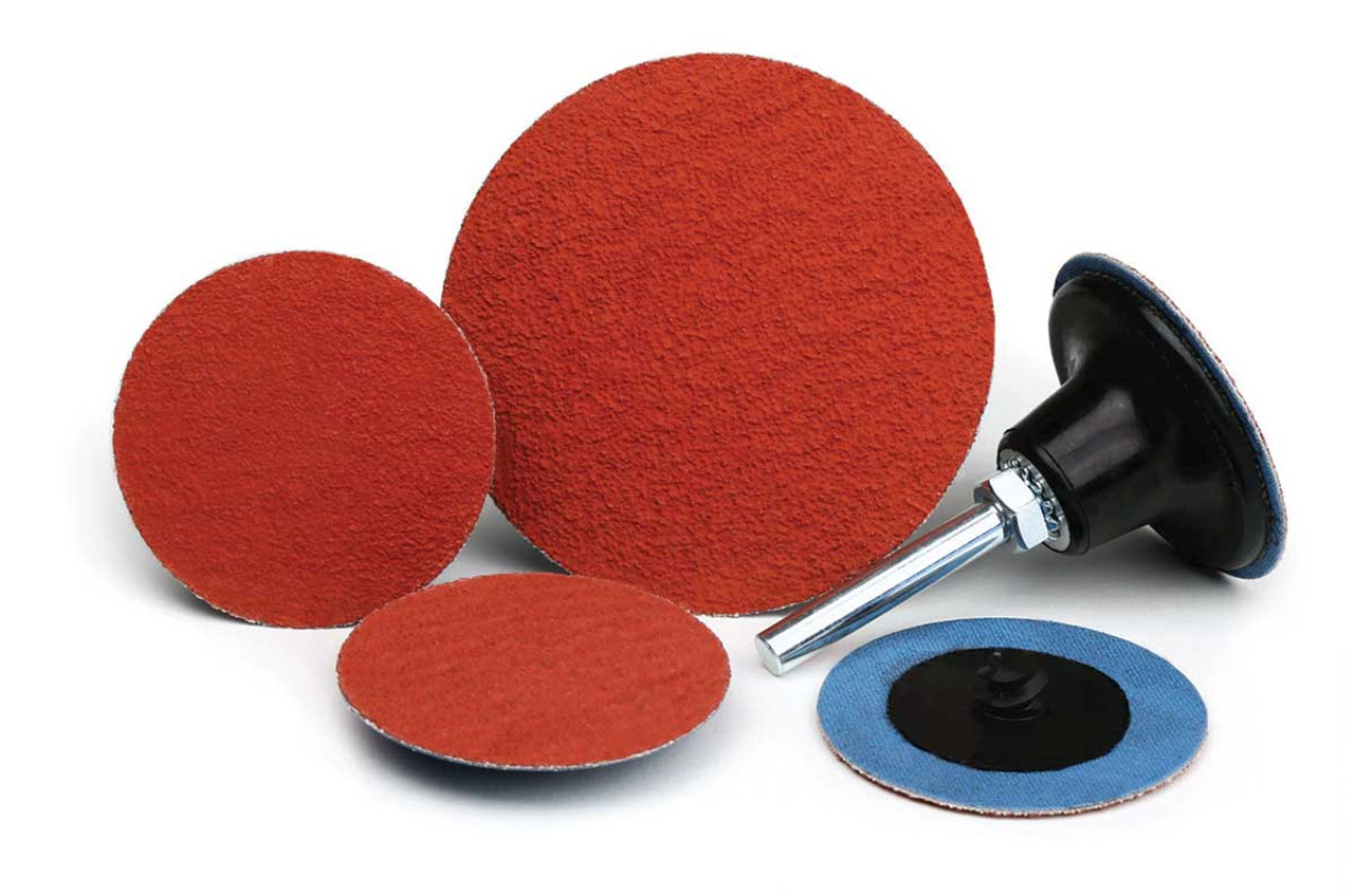 SHUR-KUT 3" Type R Ceramic Advantage Quick Change Disc, 40 Grit PACKAGE OF 50