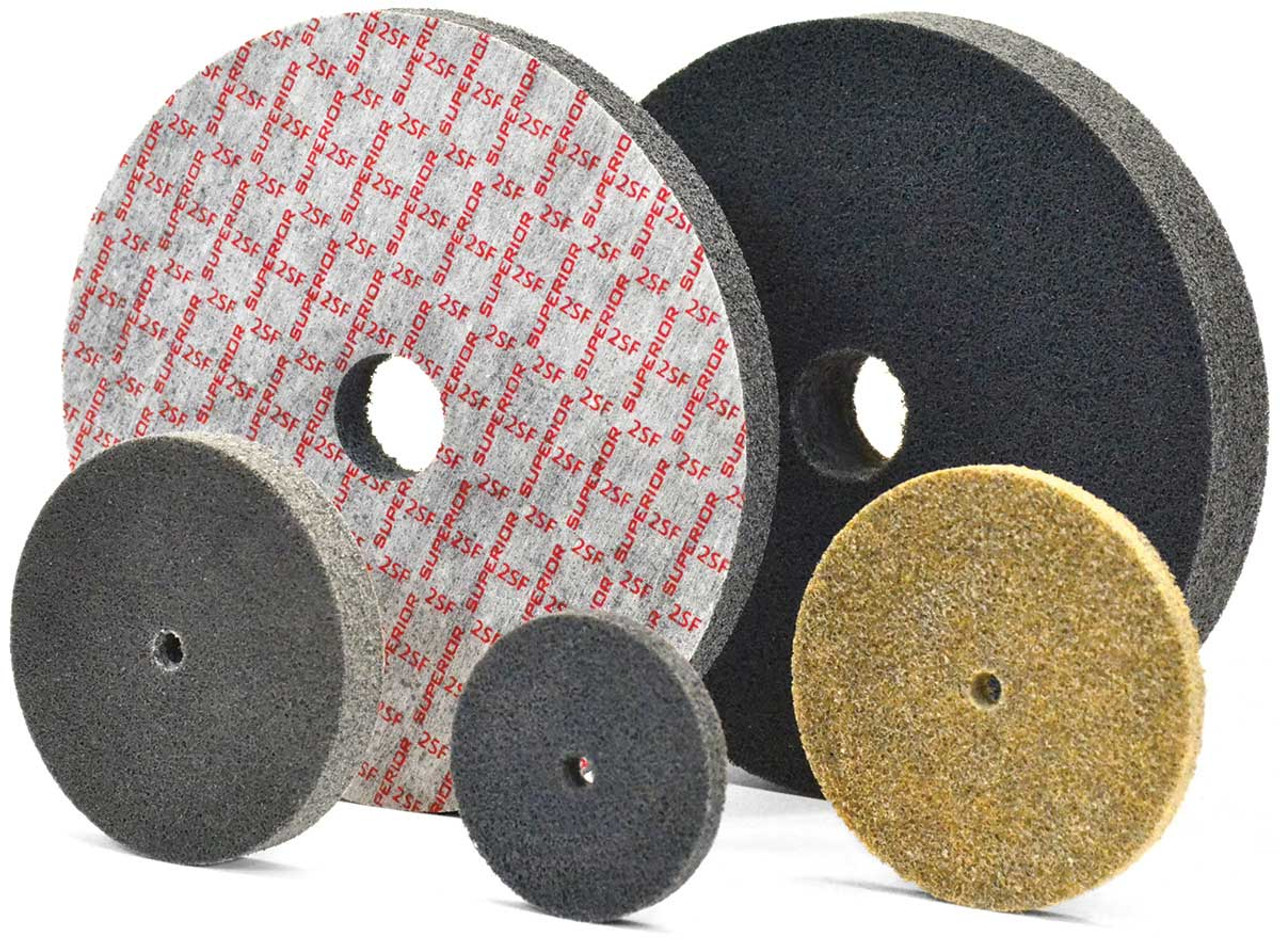 SHUR-BRITE 1" x 1/4" x 1/8" Arbor Mounted Unitized Wheel, 6AM PACKAGE OF 10