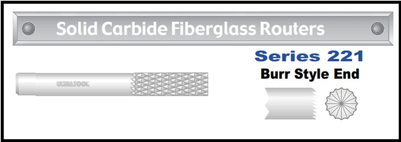 UT22104D1 |   5/16 FG RTR BURR END DI COATED   PVD Diamond Coated