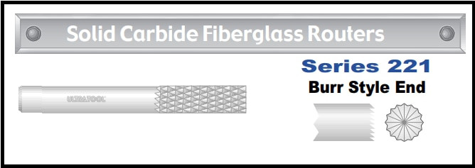 UT22106D1 |   1/2 FG RTR BURR END DI COATED   PVD Diamond Coated