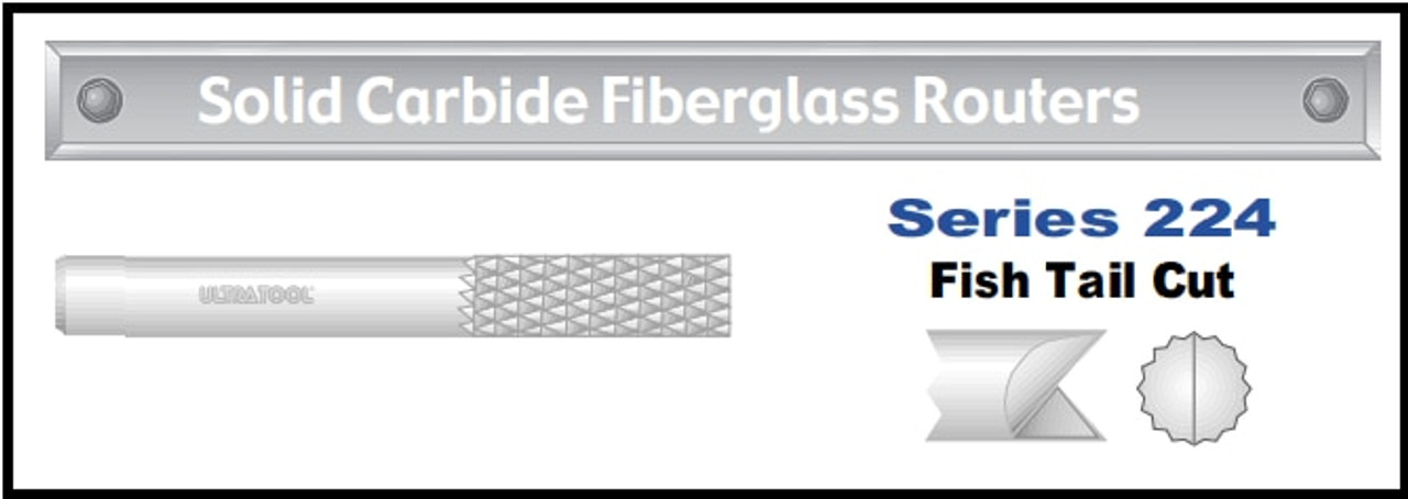 UT22402D1 |   3/16 FG RTR FISHTAIL D1 COATED   PVD Diamond Coated