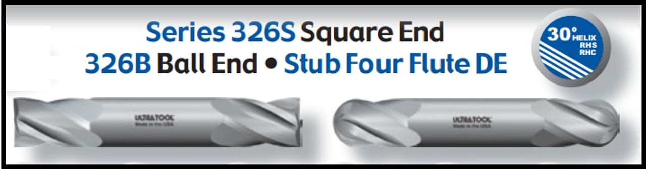 UT32607TN |   7/64x3/16x1-1/2x1/8 4F DESQ TN   TiN Coated