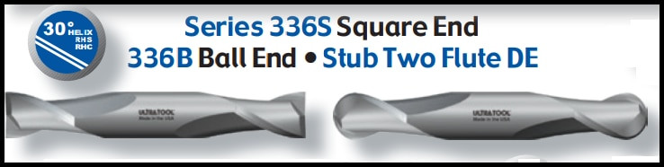 UT33609AT |   9/64x5/16x2x3/16 2FL DE SQ AT   AlTiN Coated