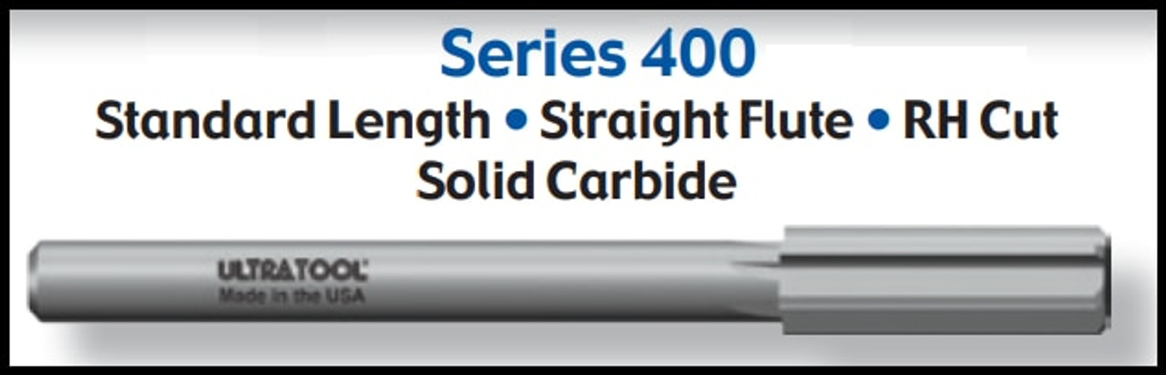 UT40025TN |   25/64 Std Length Rmr TN   TiN Coated
