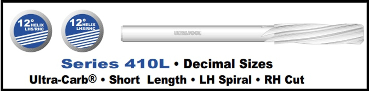 UT41205 |   .0655-.0804 LHS DECIMAL REAMER   Uncoated