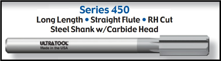 UT45008TN |   1/8 Long Length Rmr TN   TiN Coated