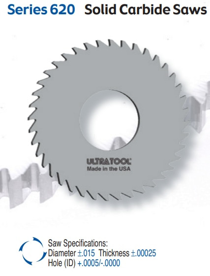 UT62039TN |   2x.010-.125x1/2 40 TEETH TN   TiN Coated