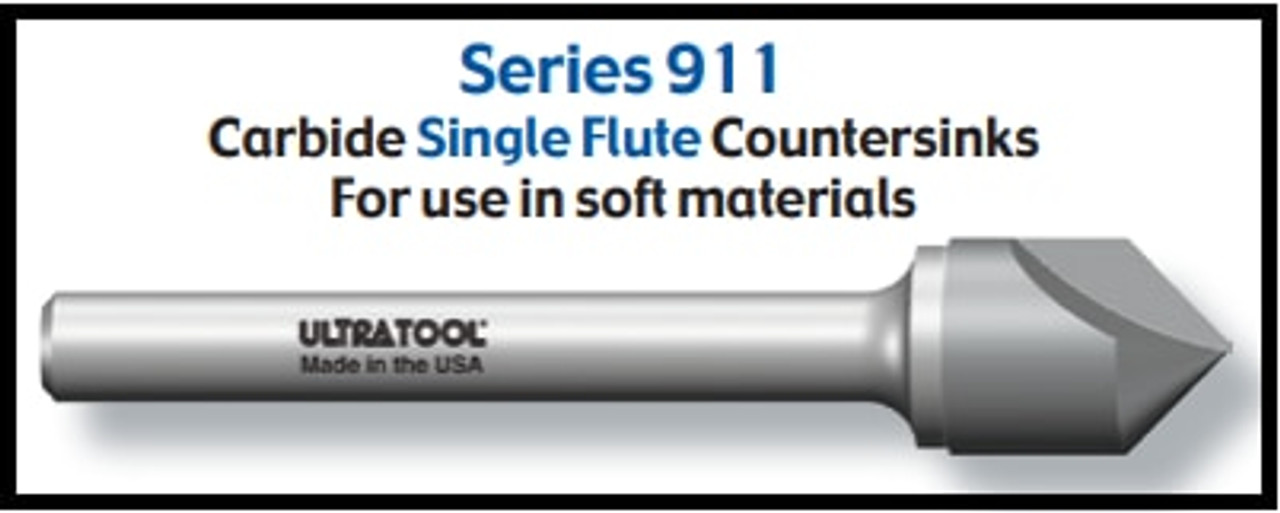 UT91132TC |   1/2x1/4SHK 1FL 60DEG TiCN   TiCn Coated