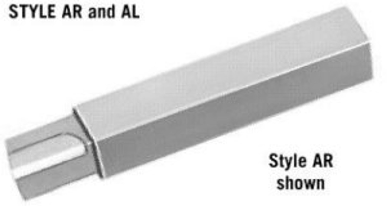 MICRO 100 |   AL-7 Brazed Tool - LH Sq Shank "Style A"