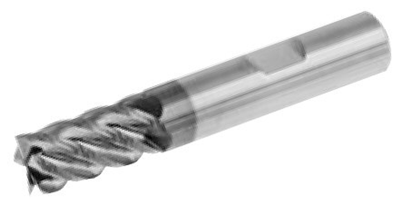 MICRO 100 |   ARC-312-5-030X End Mill - 5 Fl 45° Corner Radius Coated