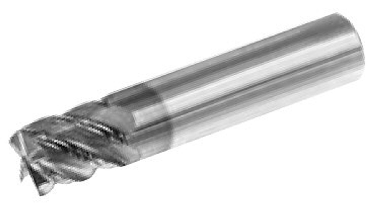 MICRO 100 |   ASM-375-5X End Mill - 5 Fl 45° Stub Length Coated