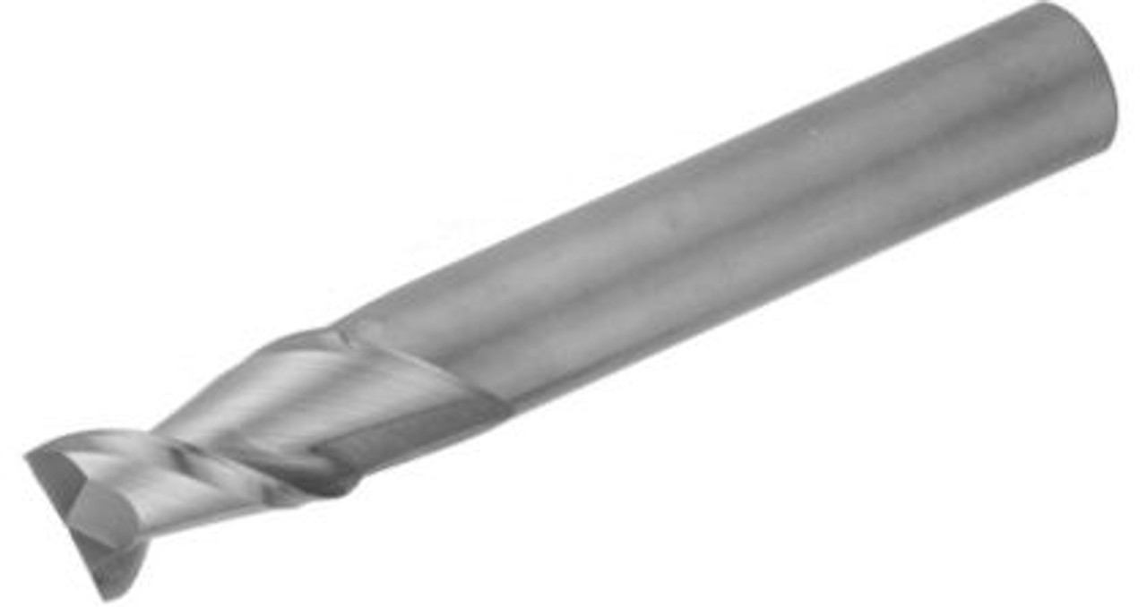 MICRO 100 |   ASMM-080-2 End Mill (Metric) - 2 Fl 45° High Performance Stub Length