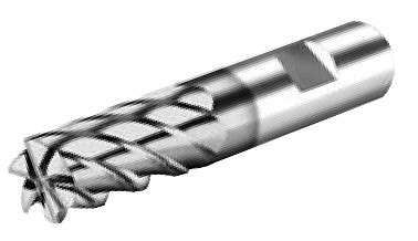 MICRO 100 |   EMH-001-06X End Mill - 6 Fl 38° High Helix Coated