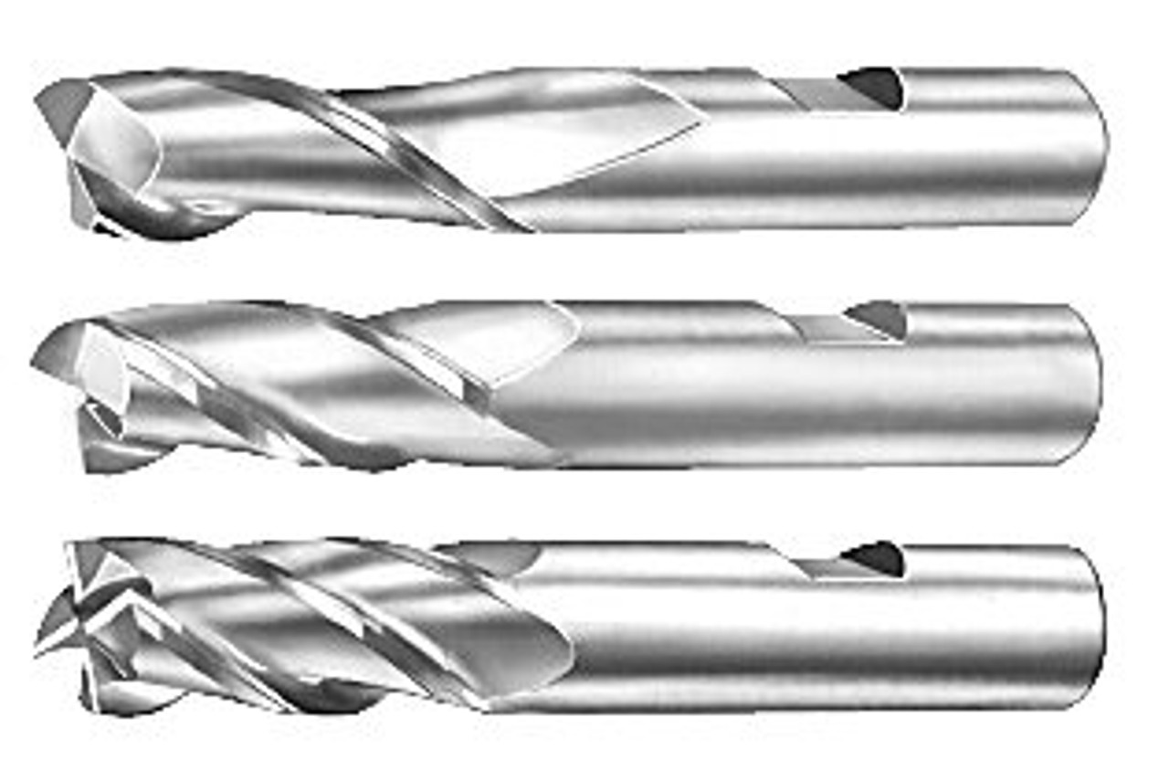 MICRO 100 |   EMSM-030-3 End Mill (Metric) - 3 Fl 30° Universal Application