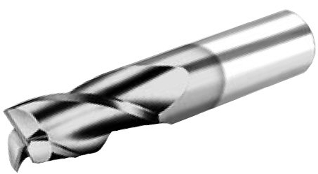 MICRO 100 |   GEC-250-2-030X End Mill - 2 Fl 30° Corner Radius Coated
