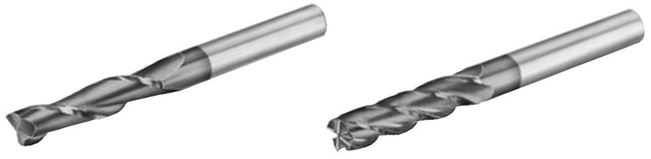 MICRO 100 |   GELM-080-3X End Mill (Metric) - 3 Fl 30° Long Length Coated
