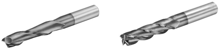 MICRO 100 |   GLL-250-2X End Mill - 2 Fl 30° Long Length Coated