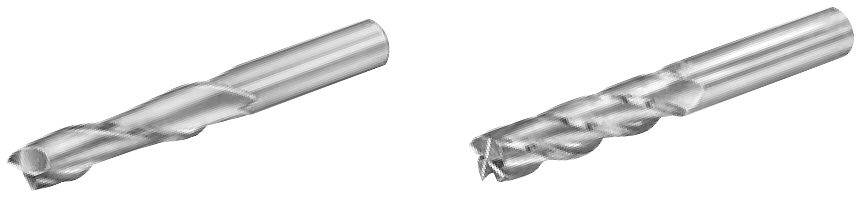 MICRO 100 |   GLL-625-2 End Mill - 2 Fl 30° Long Length