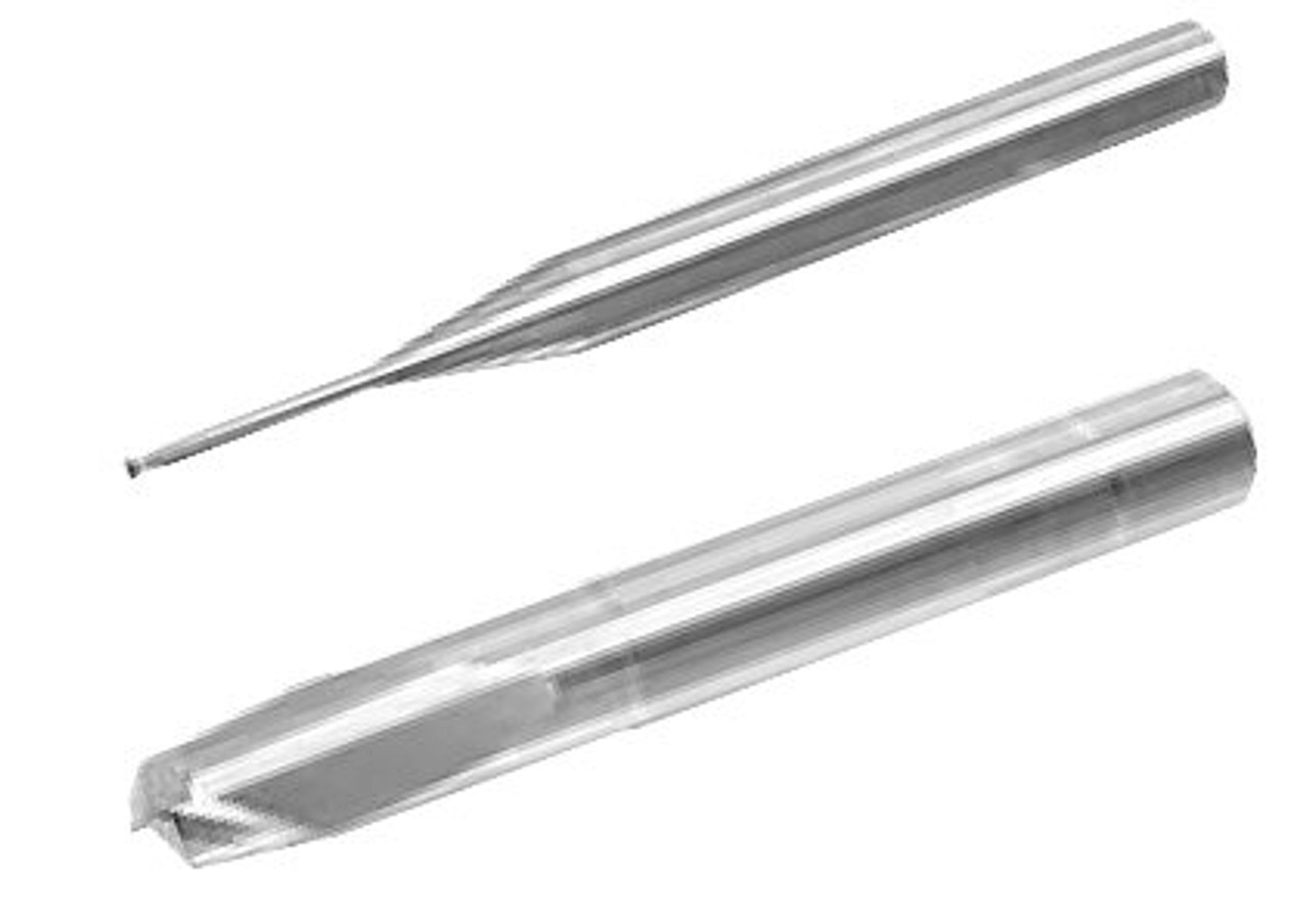 MICRO 100 |   MMRM-010-15 End Mill (Metric) - 2 Fl 30° Mold Making Corner Radius