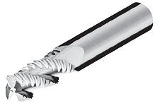 MICRO 100 |   SALM-140-3 End Mill (Metric) - 4 Flt 38° Long Length Aluminum Rougher