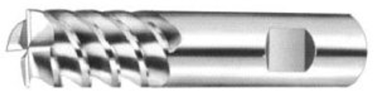 MICRO 100 |   SDH-750-04 End Mill - 4 Fl 60° High Helix