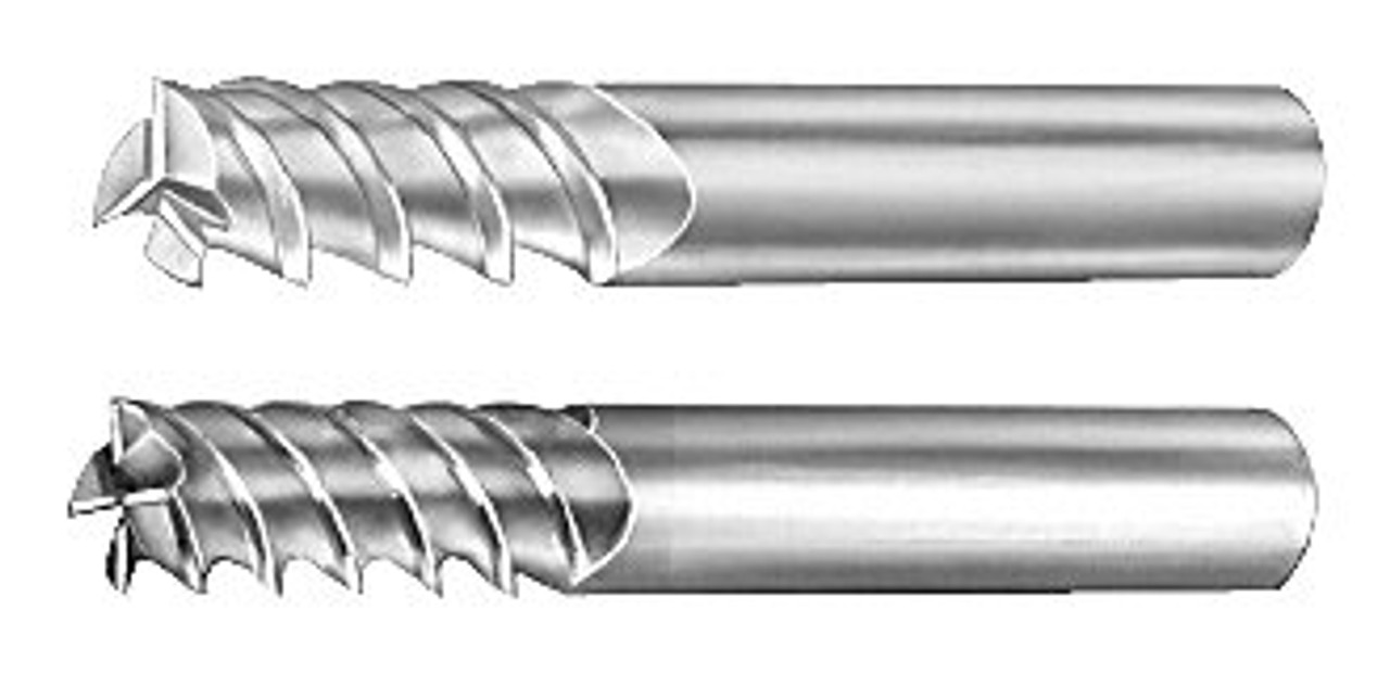 MICRO 100 |   SDHM-160-3X End Mill (Metric) - 3 Fl 60° High Performance Coated