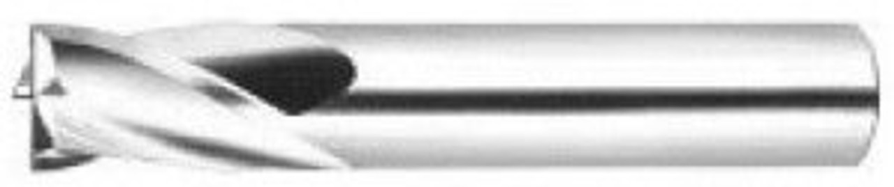 MICRO 100 |   SEM-359-04 End Mill - 4 Fl 30° General Stub
