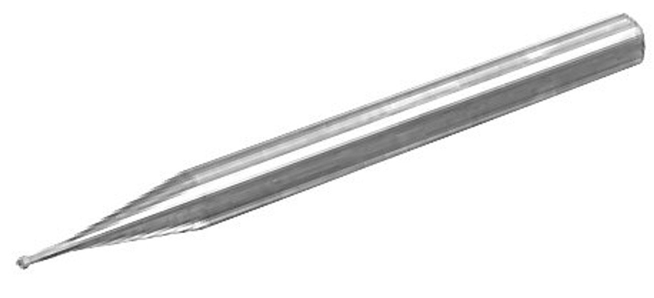 MICRO 100 |   SFBM-025-9 End Mill (Metric) - 2 Fl 30° HSC Shrink Fit Ball