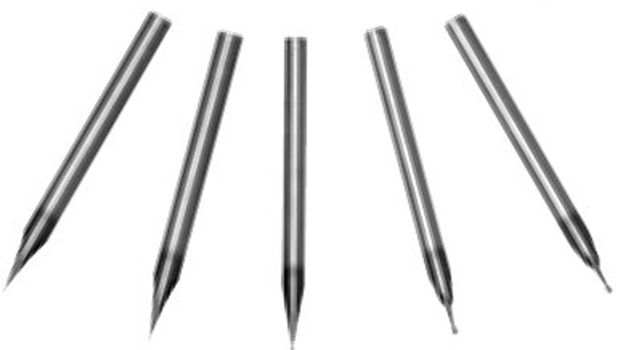 MICRO 100 |   SME-009-2X End Mill - 2 Fl 30° Miniature Stub Coated