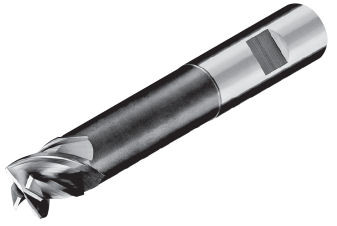 MICRO 100 |   VLR-187-4 End Mill - 4 Flt Extra Long Reduced Neck Variable Helix