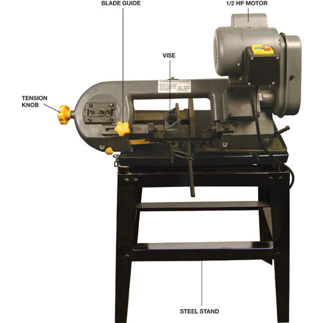 87-115-631      3.5" BANDSAW WITH STAND#T409 - TTC